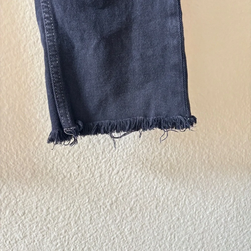 We the Free Jean Button Fly Size 27button fly cropped jeans 30 raw hem - Picture 5 of 6